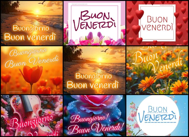 Buongiorno Venerdì Immagini Nuove Gratis Per Whatsapp 1 BeFunky collage Buongiorno Venerdì Immagini Nuove Gratis Per Whatsapp