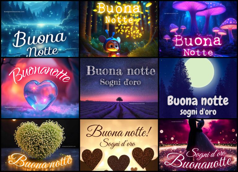 100+ buonanotte sogni d'oro immagini nuove 2025 immagini gratis 8 BeFunky collage 1 Buongiorno Immagini Nuove Gratis Per Whatsapp