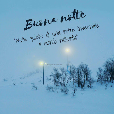 buona notte invernale immagini nuove