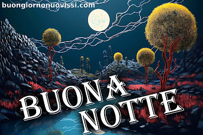 buona notte rilassante immagini