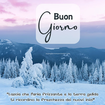 buongiorno inverno immagini nuove