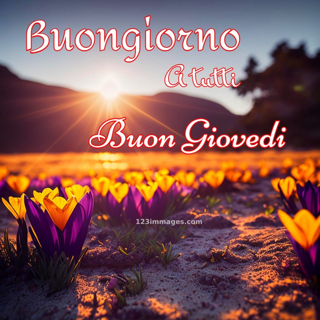 buongiorno giovedì immagini nuove a tutti