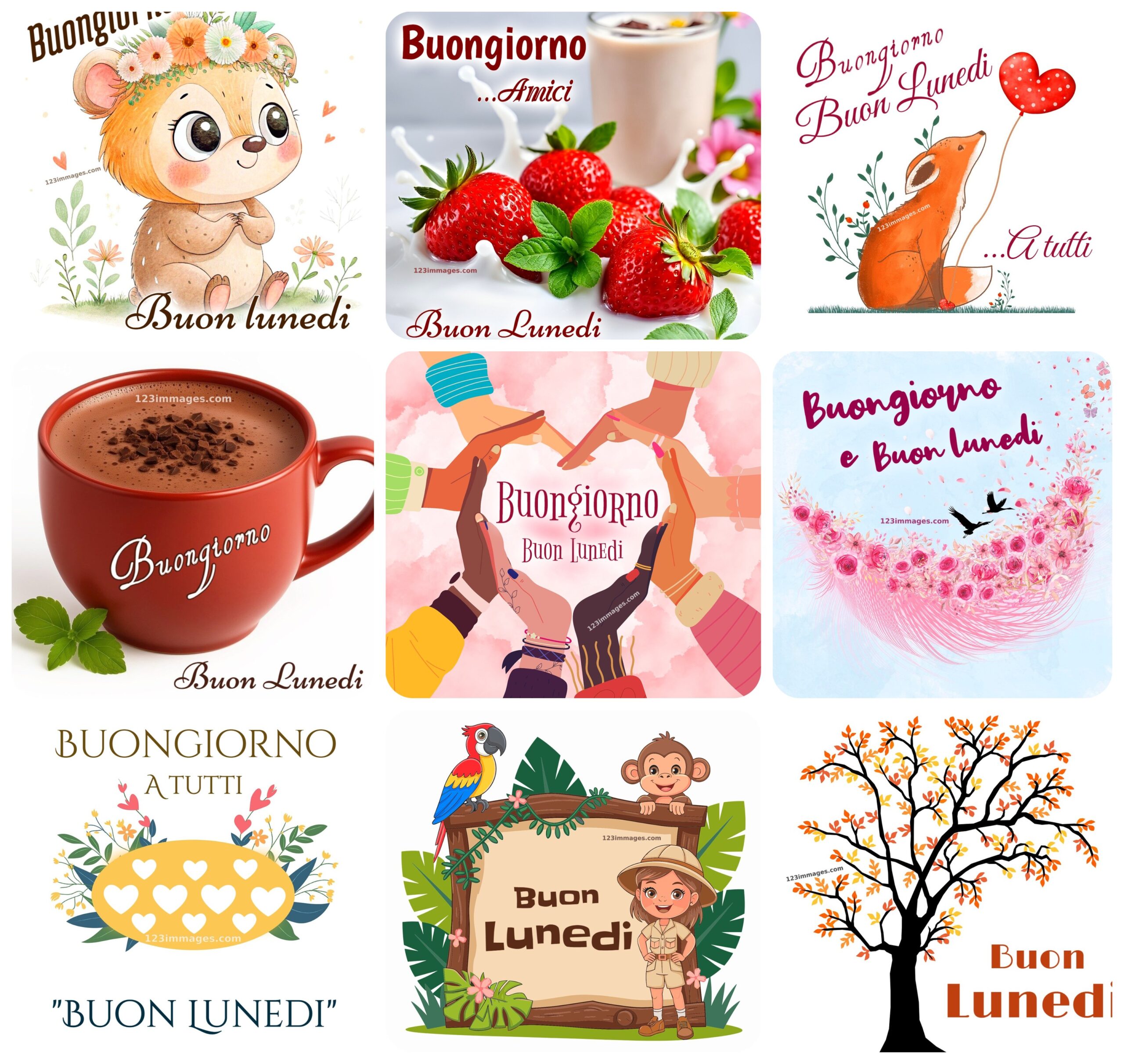 Buongiorno e Buon Lunedì nuove gratis