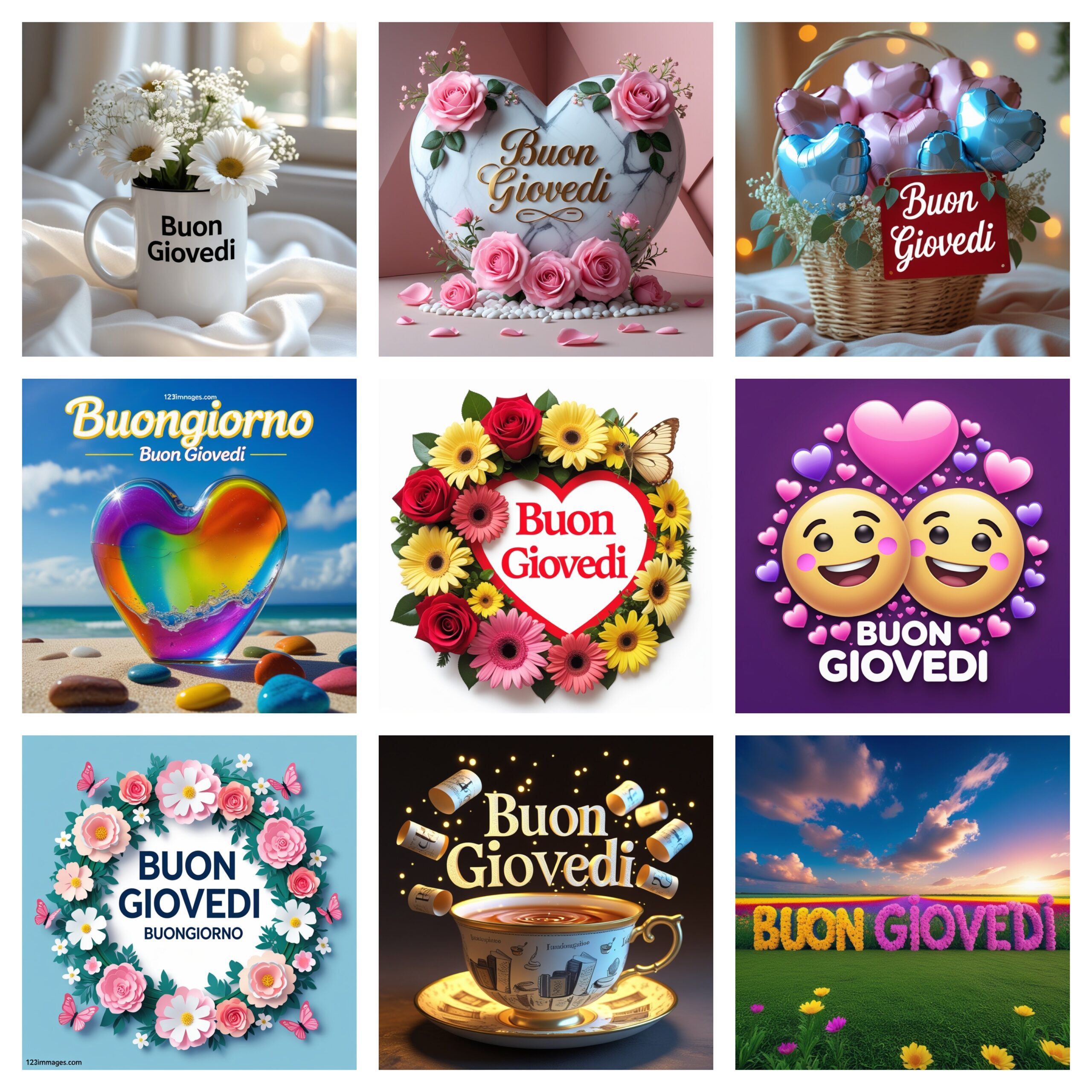 Buongiorno e Buon Giovedi Nuovissimi