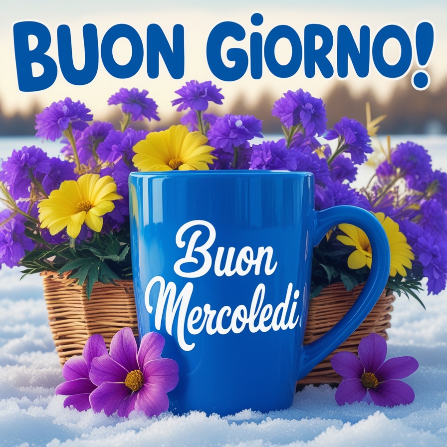 Buongiorno e  Buon Mercoledì Invernale