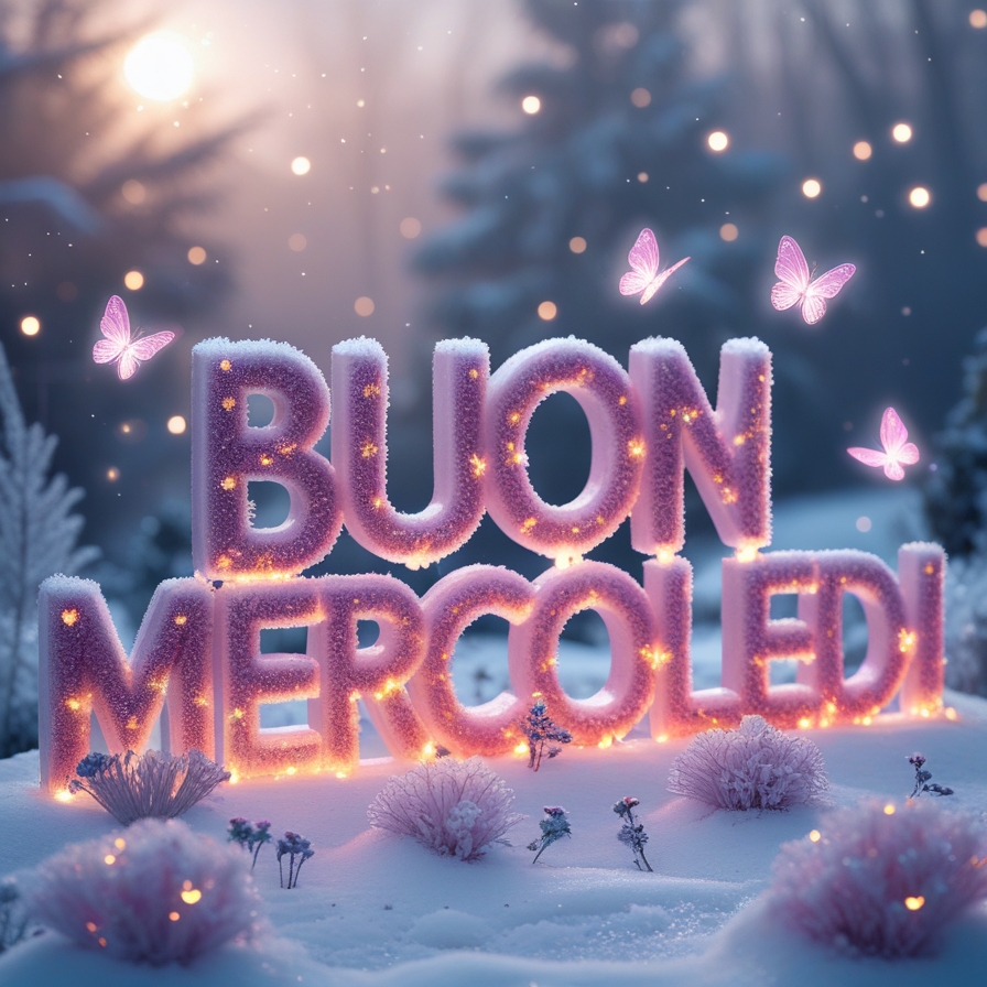 Buongiorno e  Buon Mercoledì Invernale