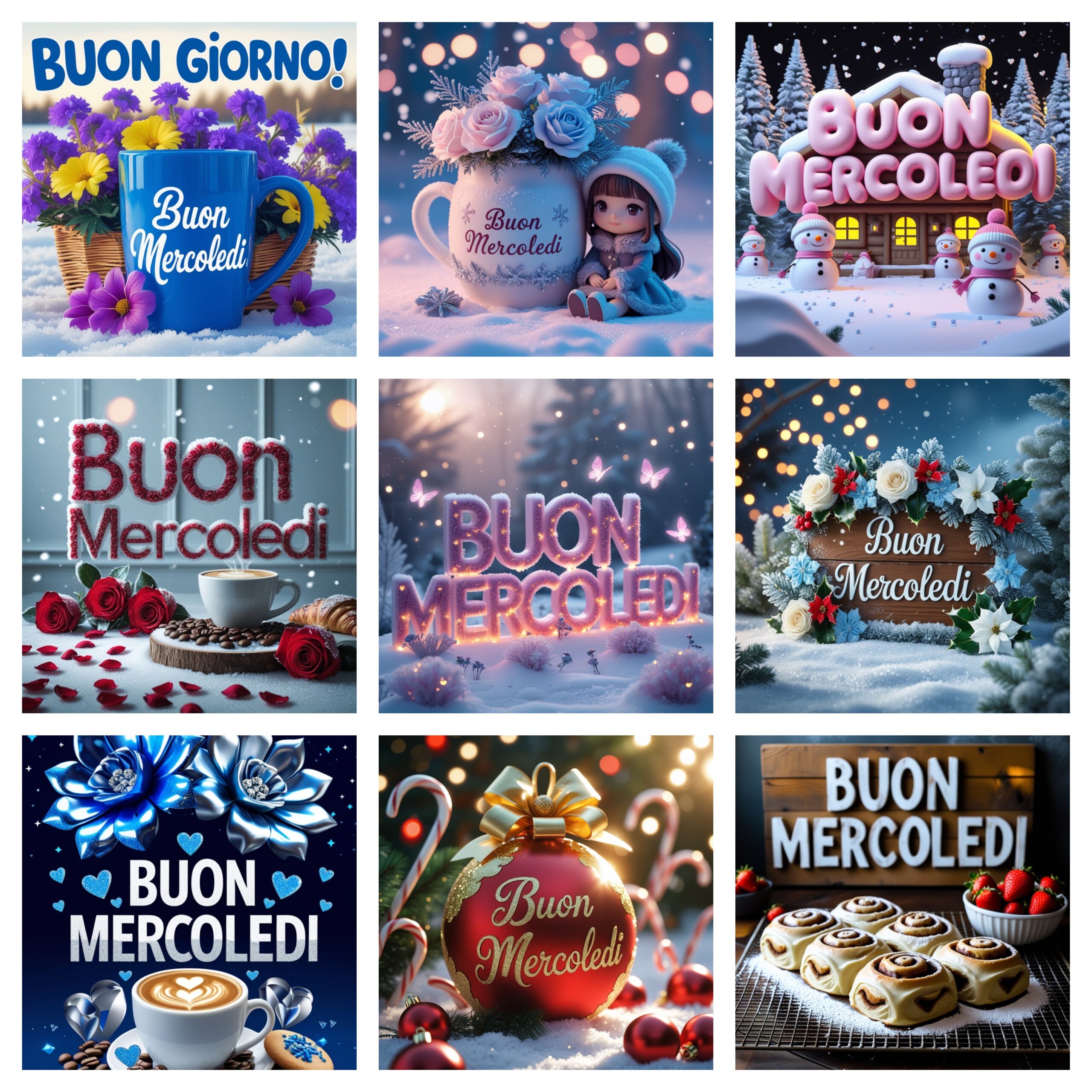 Buongiorno e  Buon Mercoledì Invernale