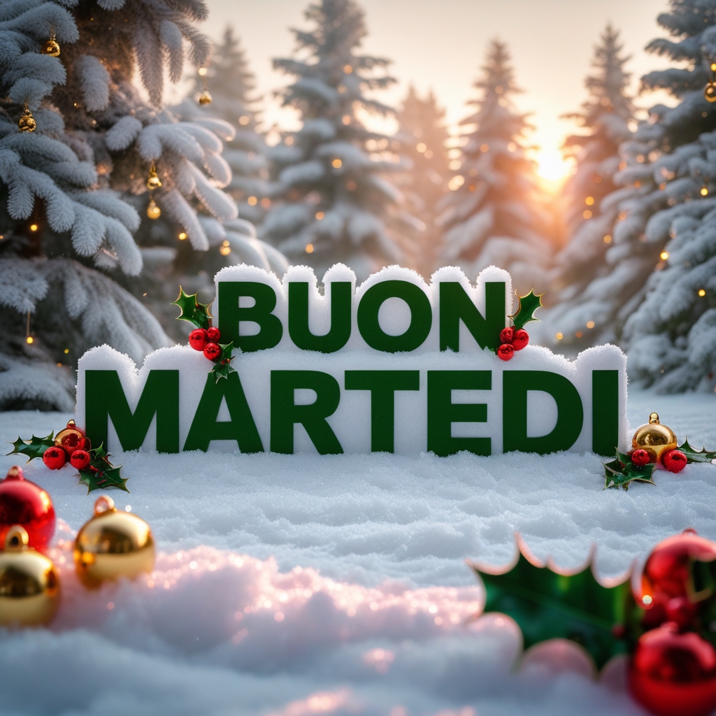 Buon Martedi Buongiorno Invernale