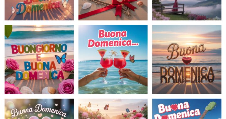 Buongiorno e Buona Domenica Immagini Nuove