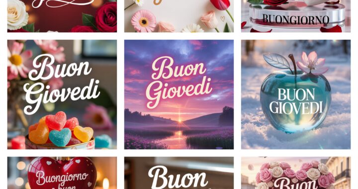 Immagini Nuove Per Buongiorno E Buon Giovedì