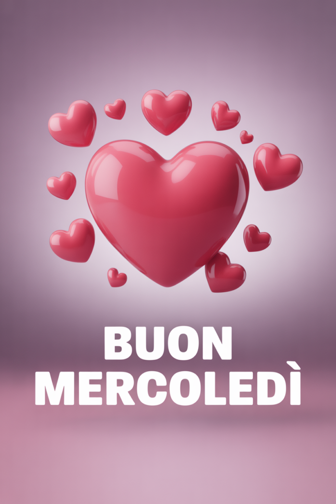 Buongiorno e Buon Mercoledi Nuovissimi 