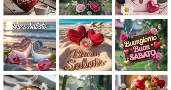 Buongiorno e Buon Sabato Nuovissimi 