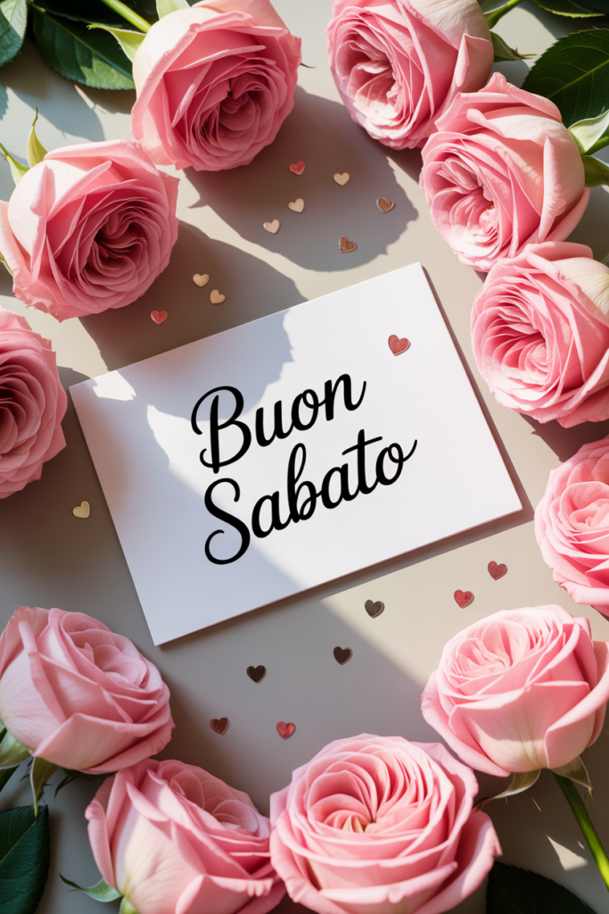 Buongiorno e Buon Sabato Nuovissimi