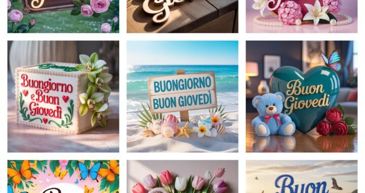 123 immagini Buongiorno e Buon Giovedì Nuovissimi 